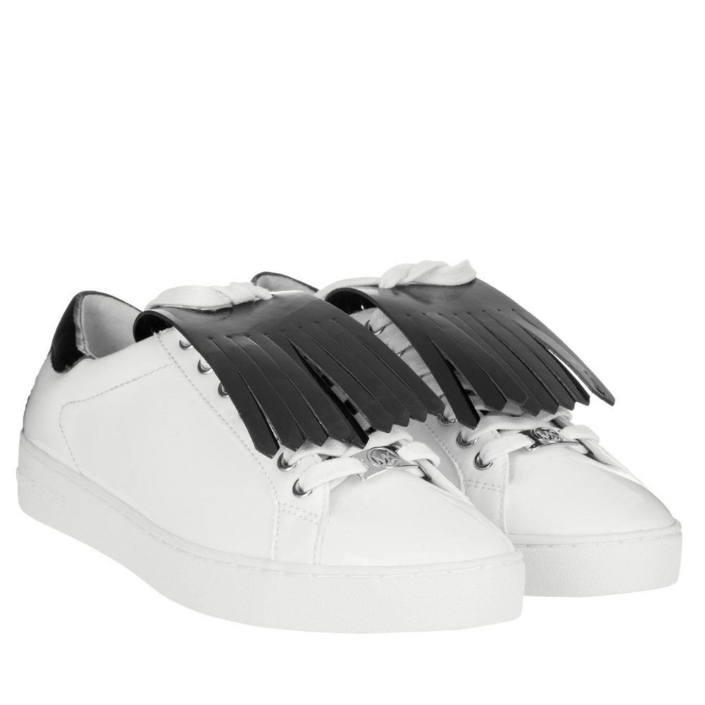 MICHAEL Michael Kors Keaton Kiltie Sneakers, 8.5!